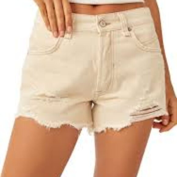 Free People We The Free Now Or Never Denim Shorts Womens Size 28 - Picture 1 of 9